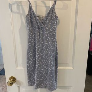 Mini Dress Floral Purple